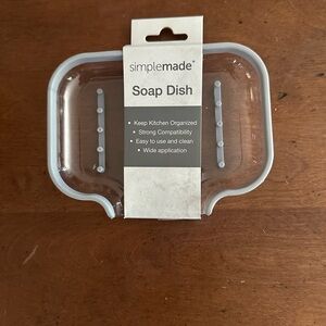 🌵 3/$15 Simplemade Gray Clear Soap Dish ( see description)